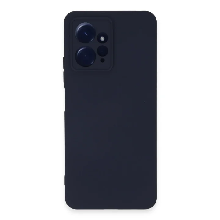 Mey İthalat®   Redmi Note 12 4G Kılıf Nano içi Kadife Silikon - Lacivert