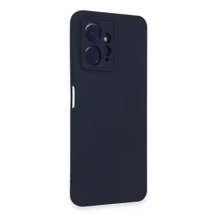 Mey İthalat®   Redmi Note 12 4G Kılıf Nano içi Kadife Silikon - Lacivert