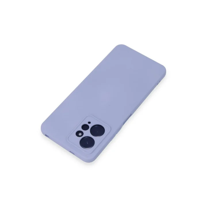 Mey İthalat®  Xiaomi Redmi Note 12 4G Kılıf Nano içi Kadife Silikon - Lila