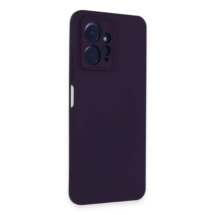 Mey İthalat®  Xiaomi Redmi Note 12 4G Kılıf Nano içi Kadife Silikon - Mor