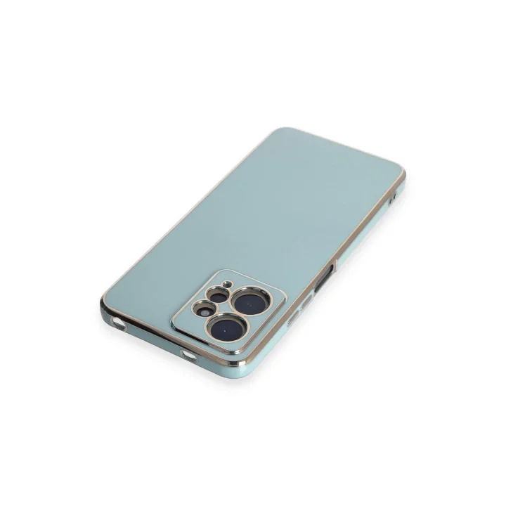 Mey İthalat®  Xiaomi Redmi Note 12 4G Kılıf Volet Silikon - Açık Yeşil