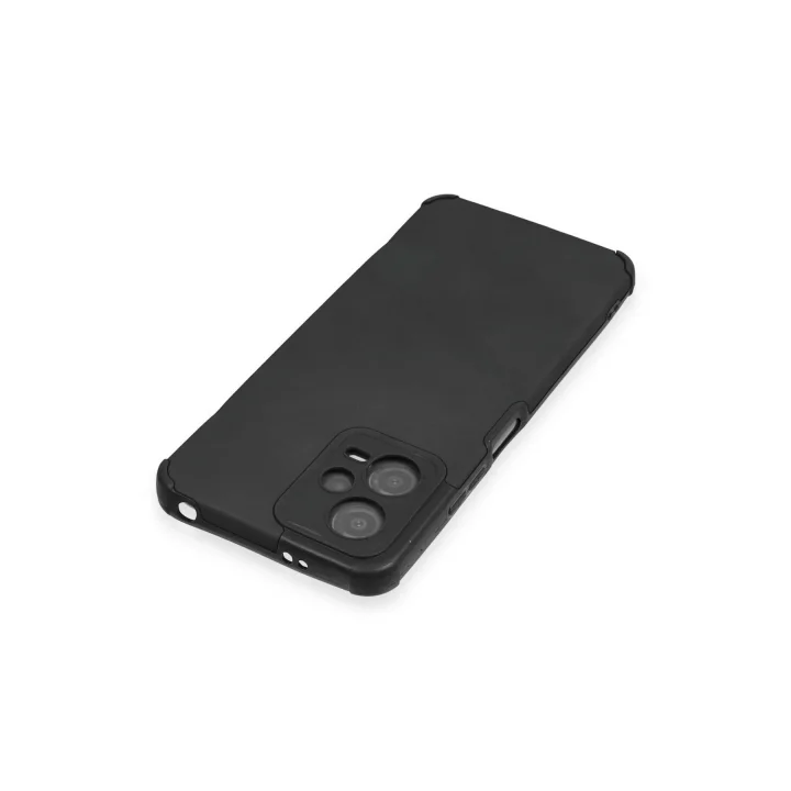 Mey İthalat®  Xiaomi Redmi Note 12 5G Kılıf Loop Deri Silikon - Siyah