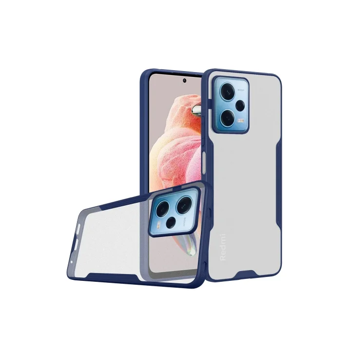 Mey İthalat®   Redmi Note 12 5G Kılıf Platin Silikon - Lacivert