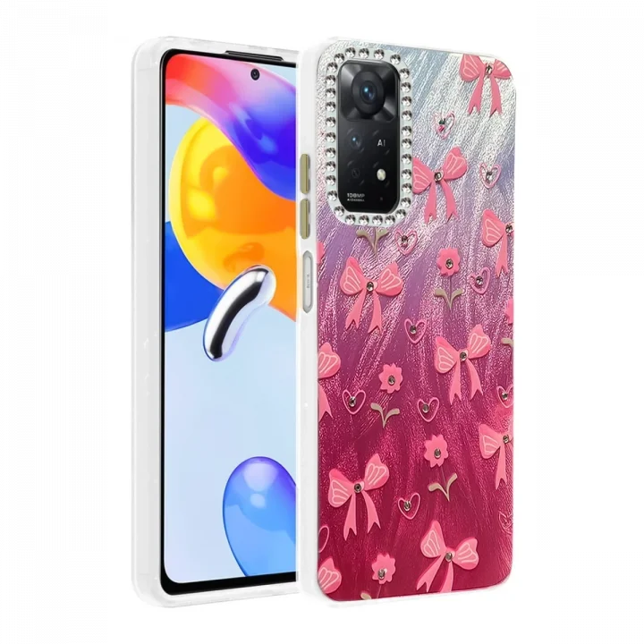 Mey İthalat®  Xiaomi Redmi Note 12 Pro 4G Kılıf Blade Aynalı Desenli Kapak - Desen 3