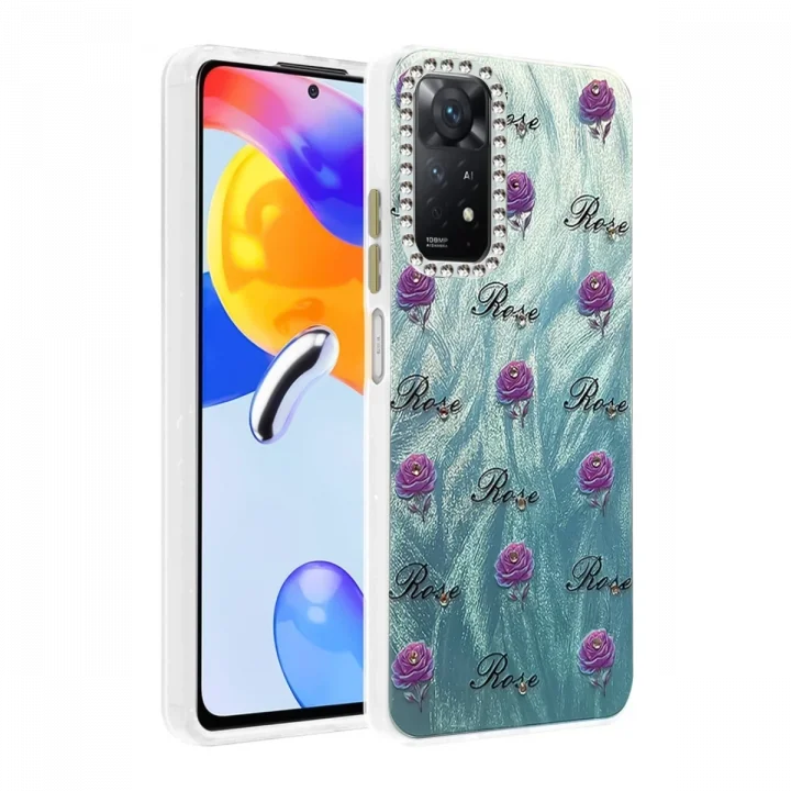 Mey İthalat®  Xiaomi Redmi Note 12 Pro 4G Kılıf Blade Aynalı Desenli Kapak - Desen 9