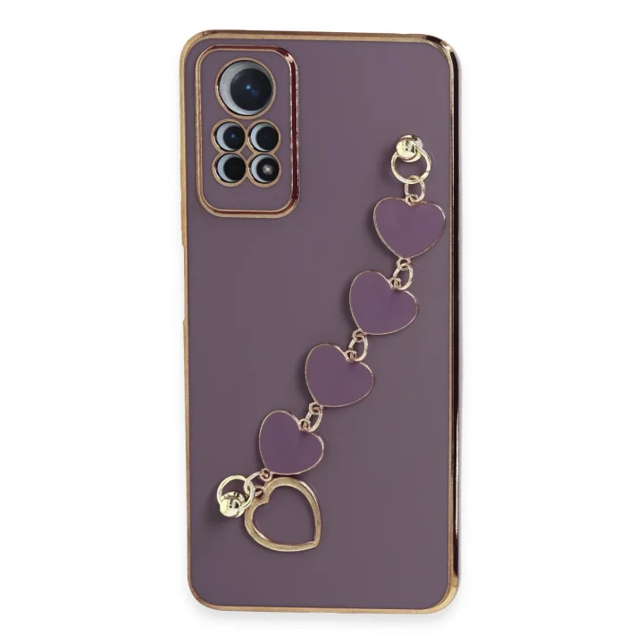 Mey İthalat®  Xiaomi Redmi Note 12 Pro 4G Kılıf Esila Silikon - Mor