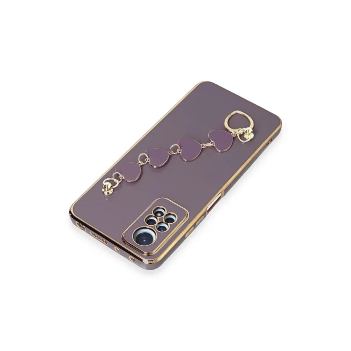 Mey İthalat®  Xiaomi Redmi Note 12 Pro 4G Kılıf Esila Silikon - Mor