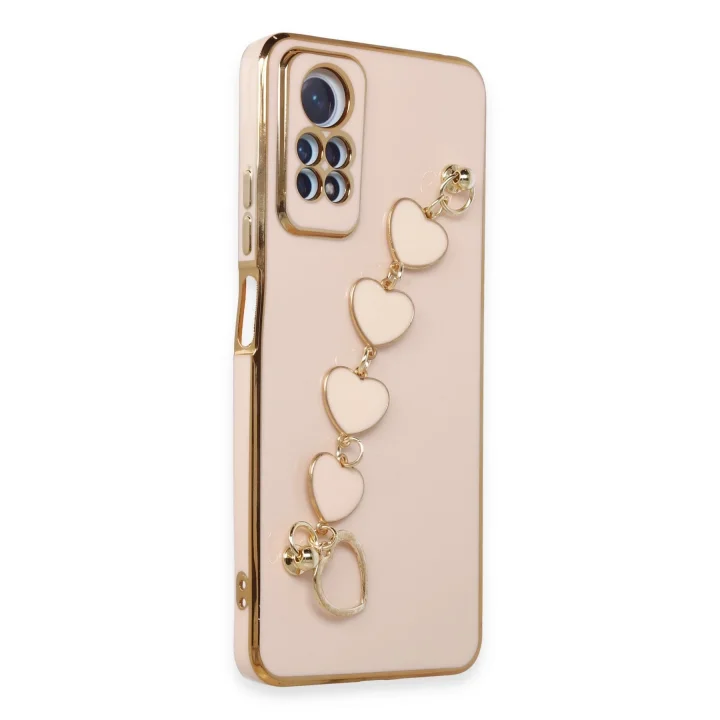 Mey İthalat®  Xiaomi Redmi Note 12 Pro 4G Kılıf Esila Silikon - Pudra