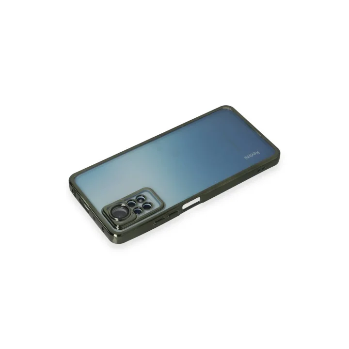 Mey İthalat®  Xiaomi Redmi Note 12 Pro 4G Kılıf  Lensli Silikon - Yeşil