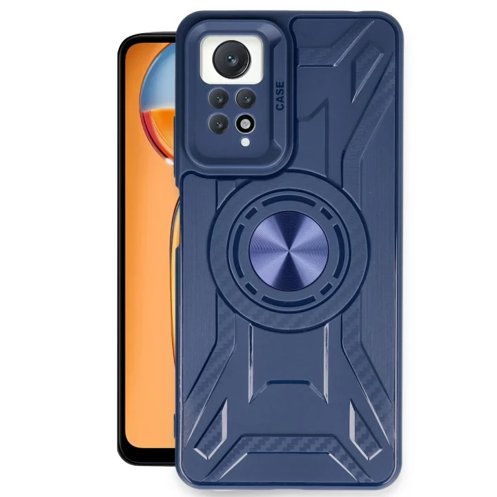 Mey İthalat®   Redmi Note 12 Pro 4G Kılıf Lincoln Silikon - Lacivert