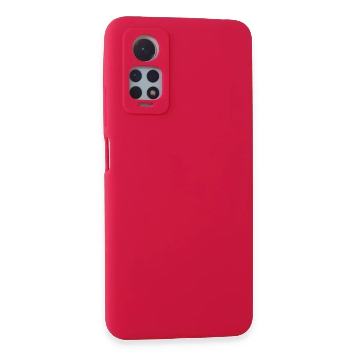 Mey İthalat®  Xiaomi Redmi Note 12 Pro 4G Kılıf Nano içi Kadife Silikon - Pembe