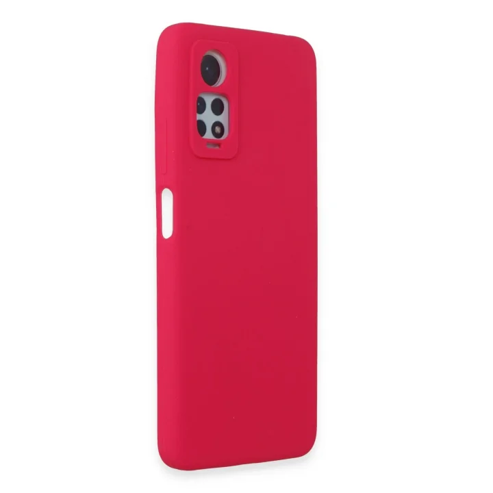 Mey İthalat®  Xiaomi Redmi Note 12 Pro 4G Kılıf Nano içi Kadife Silikon - Pembe