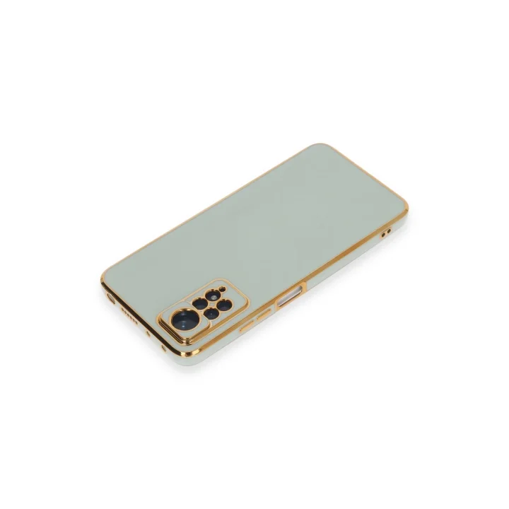 Mey İthalat®  Xiaomi Redmi Note 12 Pro 4G Kılıf Volet Silikon - Açık Yeşil