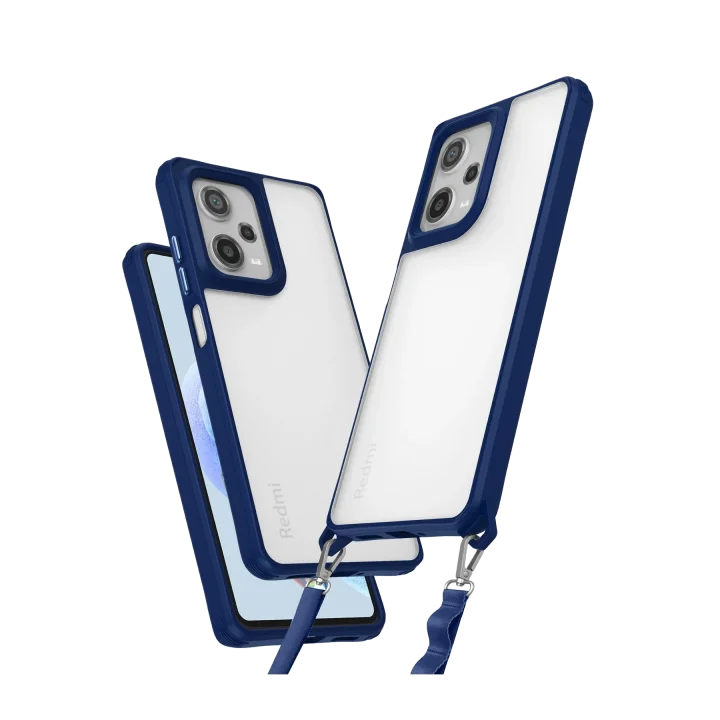 Mey İthalat®  Xiaomi Redmi Note 12 Pro 5G Kılıf Penta Silikon Kılıf - Lacivert