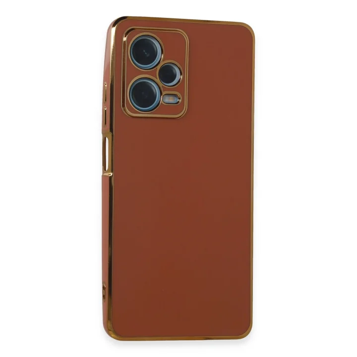 Mey İthalat®   Redmi Note 12 Pro Plus Kılıf Volet Silikon - Kırmızı