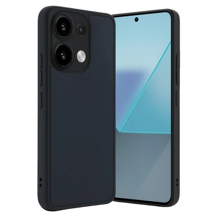 Mey İthalat®   Redmi Note 13 4G Kılıf Aras Deri Kapak - Lacivert