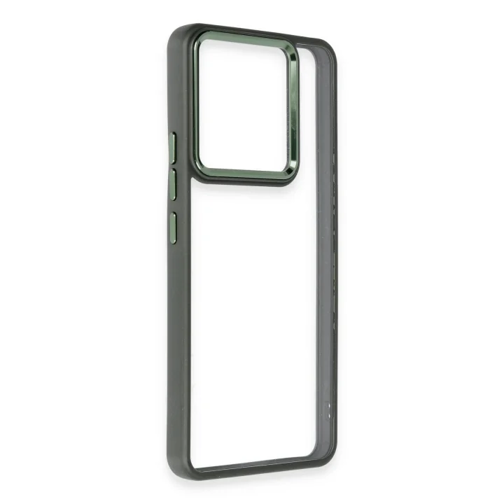 Mey İthalat®   Redmi Note 13 4G Kılıf Power Silikon - Koyu Yeşil