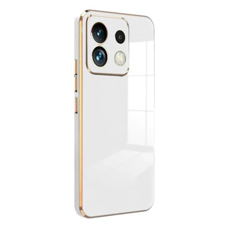 Mey İthalat®   Redmi Note 13 5G Kılıf Volet Silikon - Beyaz