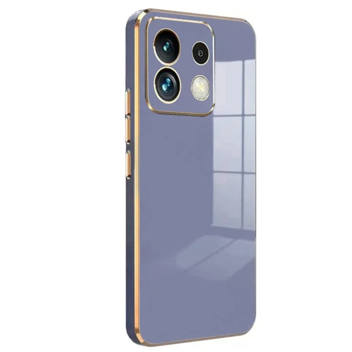 Mey İthalat®   Redmi Note 13 5G Kılıf Volet Silikon - Mavi