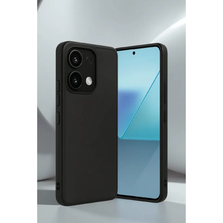 Mey İthalat®   Redmi Note 13 Pro 4G Kılıf Aras Deri Kapak - Lacivert