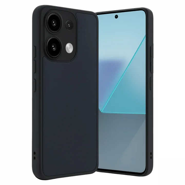 Mey İthalat®   Redmi Note 13 Pro 4G Kılıf Aras Deri Kapak - Lacivert