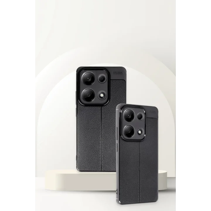 Mey İthalat®  Xiaomi Redmi Note 13 Pro 4G Kılıf Auto Focus Kapak - Siyah