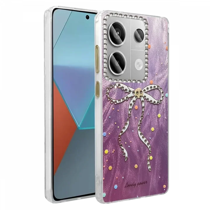 Mey İthalat®  Xiaomi Redmi Note 13 Pro 4G Kılıf Blade Aynalı Desenli Kapak - Desen 1