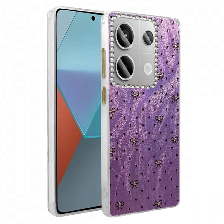 Mey İthalat®  Xiaomi Redmi Note 13 Pro 4G Kılıf Blade Aynalı Desenli Kapak - Desen 2