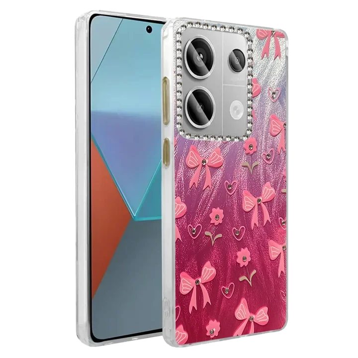Mey İthalat®  Xiaomi Redmi Note 13 Pro 4G Kılıf Blade Aynalı Desenli Kapak - Desen 3