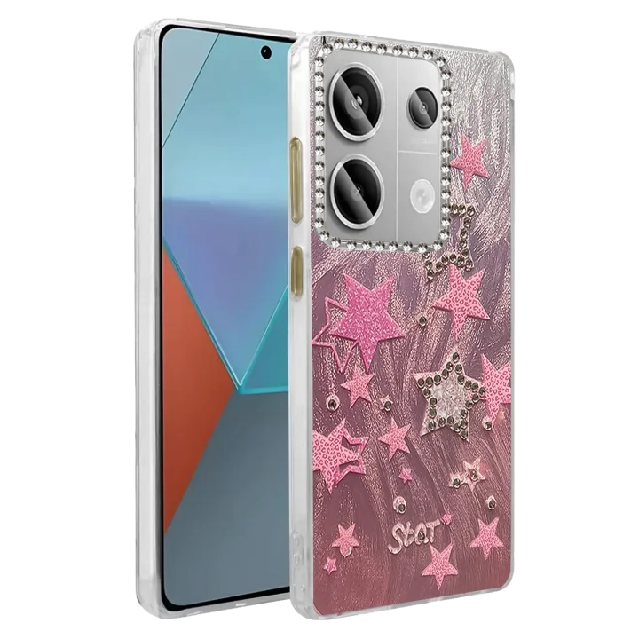 Mey İthalat®  Xiaomi Redmi Note 13 Pro 4G Kılıf Blade Aynalı Desenli Kapak - Desen 7