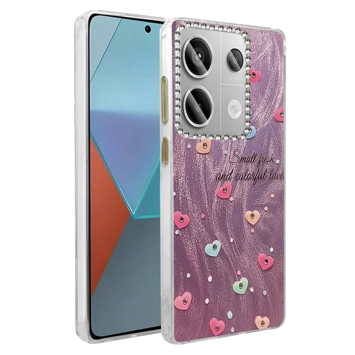 Mey İthalat®  Xiaomi Redmi Note 13 Pro 4G Kılıf Blade Aynalı Desenli Kapak - Desen 8