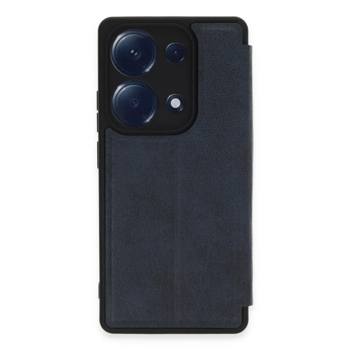 Mey İthalat®   Redmi Note 13 Pro 4G Kılıf Flip Cover - Lacivert