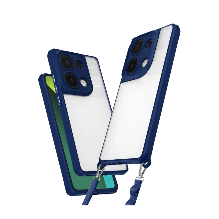 Mey İthalat®  Xiaomi Redmi Note 13 Pro 4G Kılıf Penta Silikon Kılıf - Lacivert