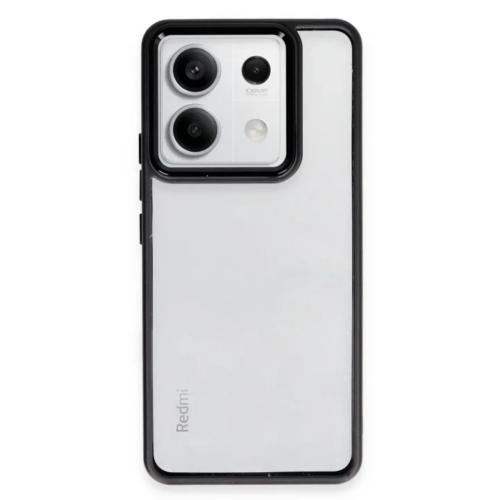 Mey İthalat®   Redmi Note 13 Pro 4G Kılıf Power Silikon - Siyah