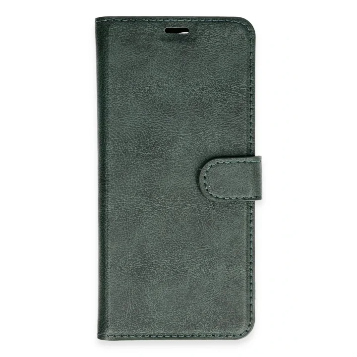 Mey İthalat®   Redmi Note 13 Pro 4G Kılıf Trend S Plus Kapaklı Kılıf - Yeşil