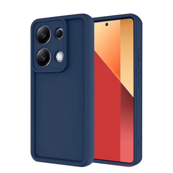 Mey İthalat®   Redmi Note 13 Pro 4G Kılıf Viera Silikon - Lacivert