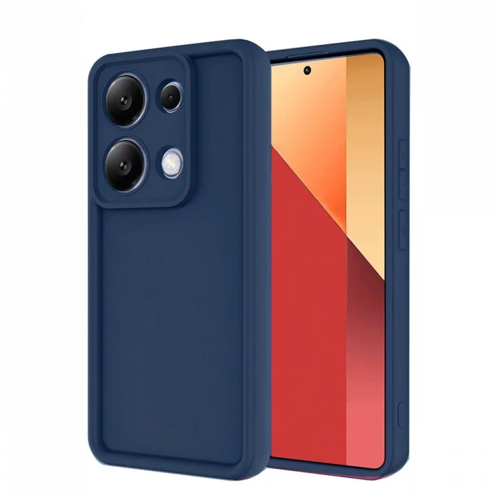 Mey İthalat®   Redmi Note 13 Pro 4G Kılıf Viera Silikon - Lacivert