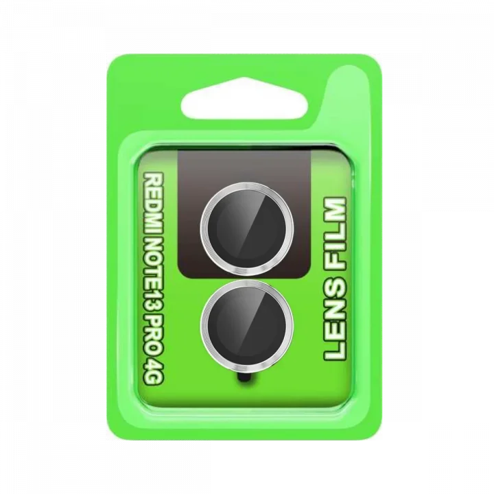 Mey İthalat®  Xiaomi Redmi Note 13 Pro 4G Raze Metal Kamera Lens - Gümüş