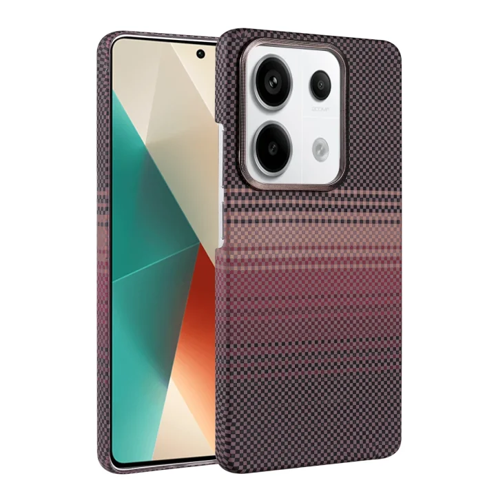 Mey İthalat®  Xiaomi Redmi Note 13 Pro 4G Vega Magsafe Kapak - Çöl Titanyum