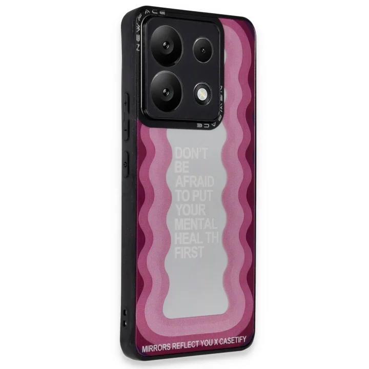 Mey İthalat®   Redmi Note 13 Pro 5G Kılıf Mirror Desenli Kapak - Mirror - 11