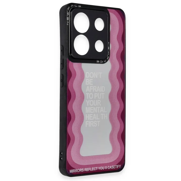 Mey İthalat®   Redmi Note 13 Pro 5G Kılıf Mirror Desenli Kapak - Mirror - 11