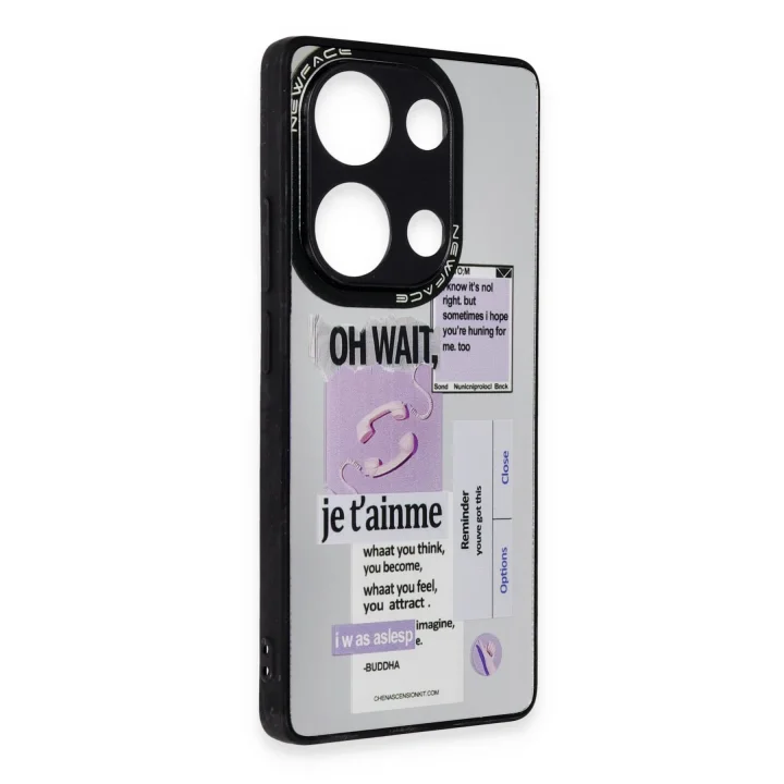 Mey İthalat®   Redmi Note 13 Pro 5G Kılıf Mirror Desenli Kapak - Mirror - 4