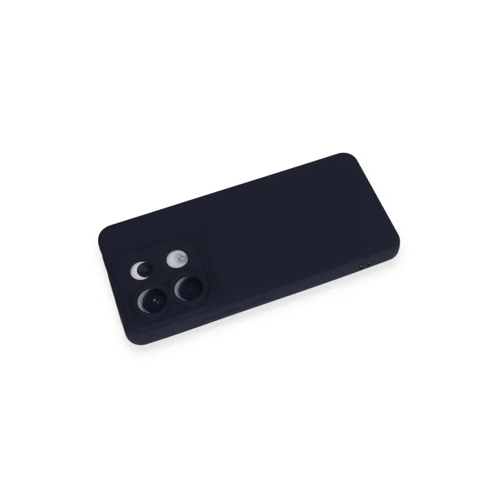 Mey İthalat®   Redmi Note 13 Pro 5G Kılıf Nano içi Kadife Silikon - Lacivert