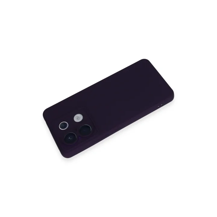 Mey İthalat®  Xiaomi Redmi Note 13 Pro 5G Kılıf Nano içi Kadife Silikon - Mor