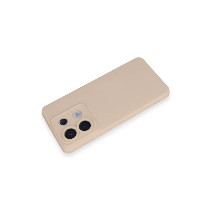 Mey İthalat®  Xiaomi Redmi Note 13 Pro 5G Kılıf Nano içi Kadife Silikon - Pudra