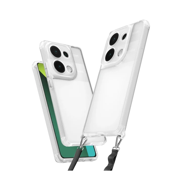 Mey İthalat®  Xiaomi Redmi Note 13 Pro 5G Kılıf Penta Silikon Kılıf - Şeffaf