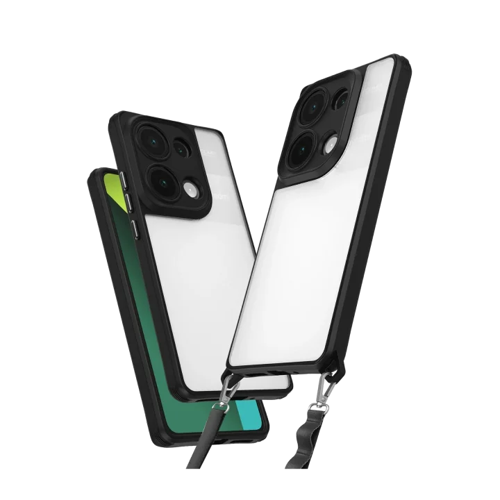 Mey İthalat®  Xiaomi Redmi Note 13 Pro 5G Kılıf Penta Silikon Kılıf - Siyah