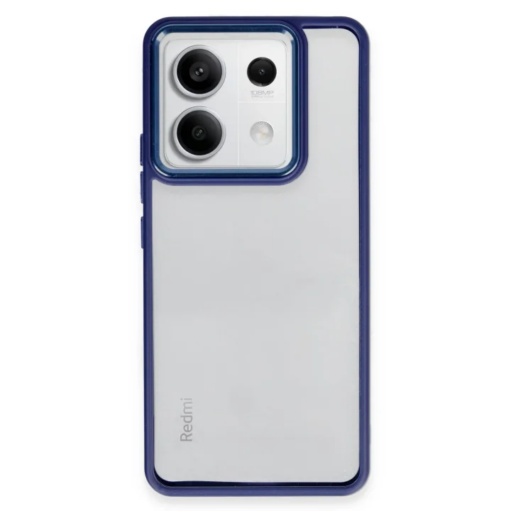 Mey İthalat®   Redmi Note 13 Pro 5G Kılıf Power Silikon - Lacivert