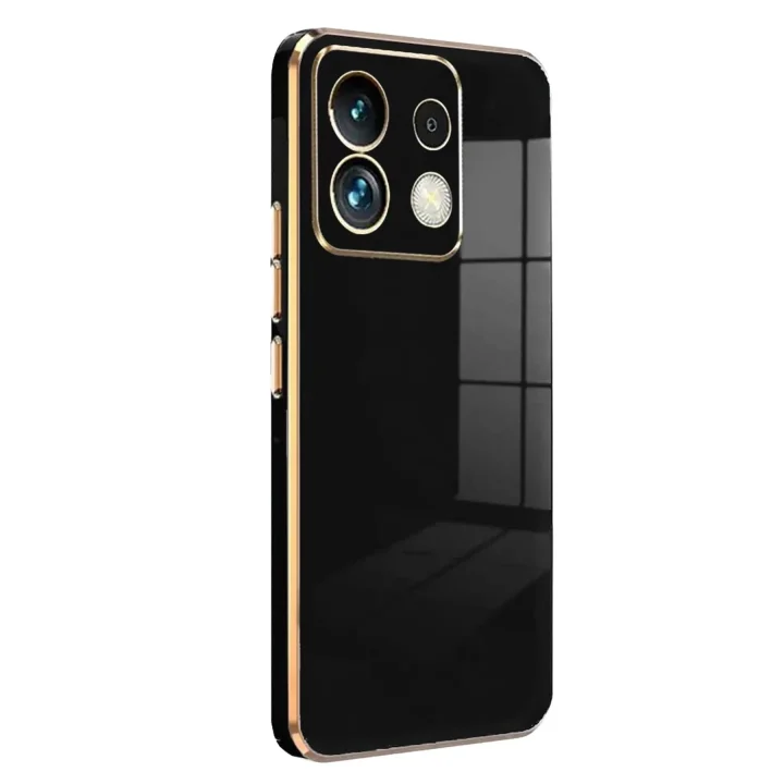 Mey İthalat®   Redmi Note 13 Pro 5G Kılıf Volet Silikon - Siyah