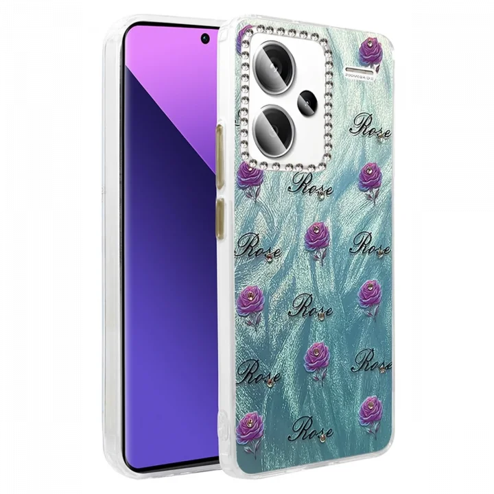 Mey İthalat®  Xiaomi Redmi Note 13 Pro Plus Kılıf Blade Aynalı Desenli Kapak - Desen 9